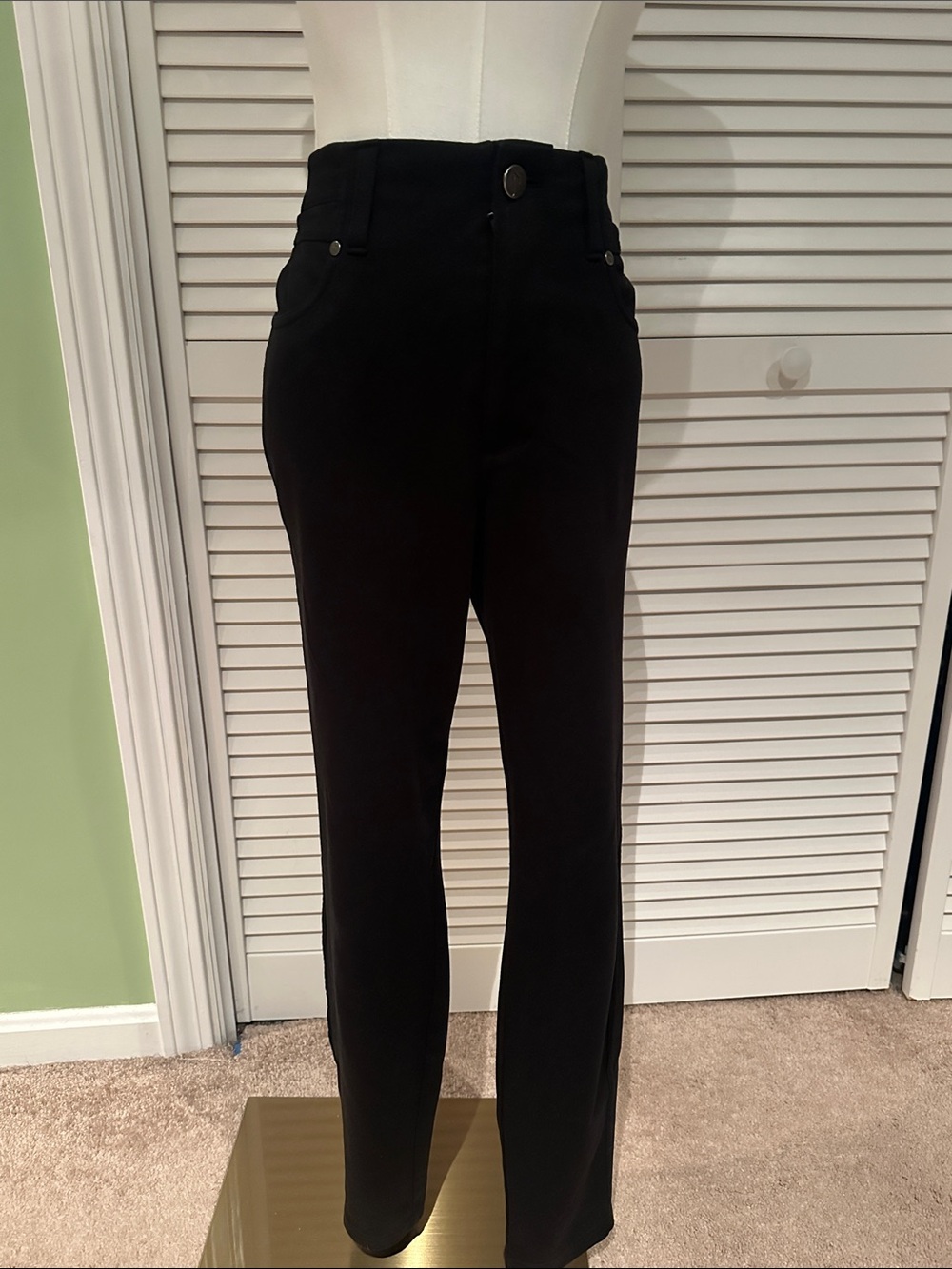 Simply Vera Vera Wang Women's Black Skinny Pants